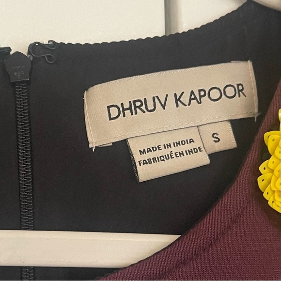 Anthropology Sequined Shift Mini Dress Dhruv Kapoor-Wine Color - Picture 8 of 9